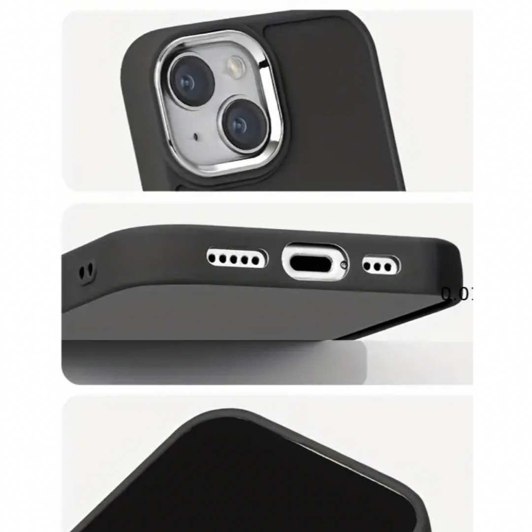 値下げ 未使用品 iPhone 15 ケース 黒 ブラック メッキ ソフト 値下げ 未使用品 iPhone 15 ケース 黒 ブラック メッキ ソフト