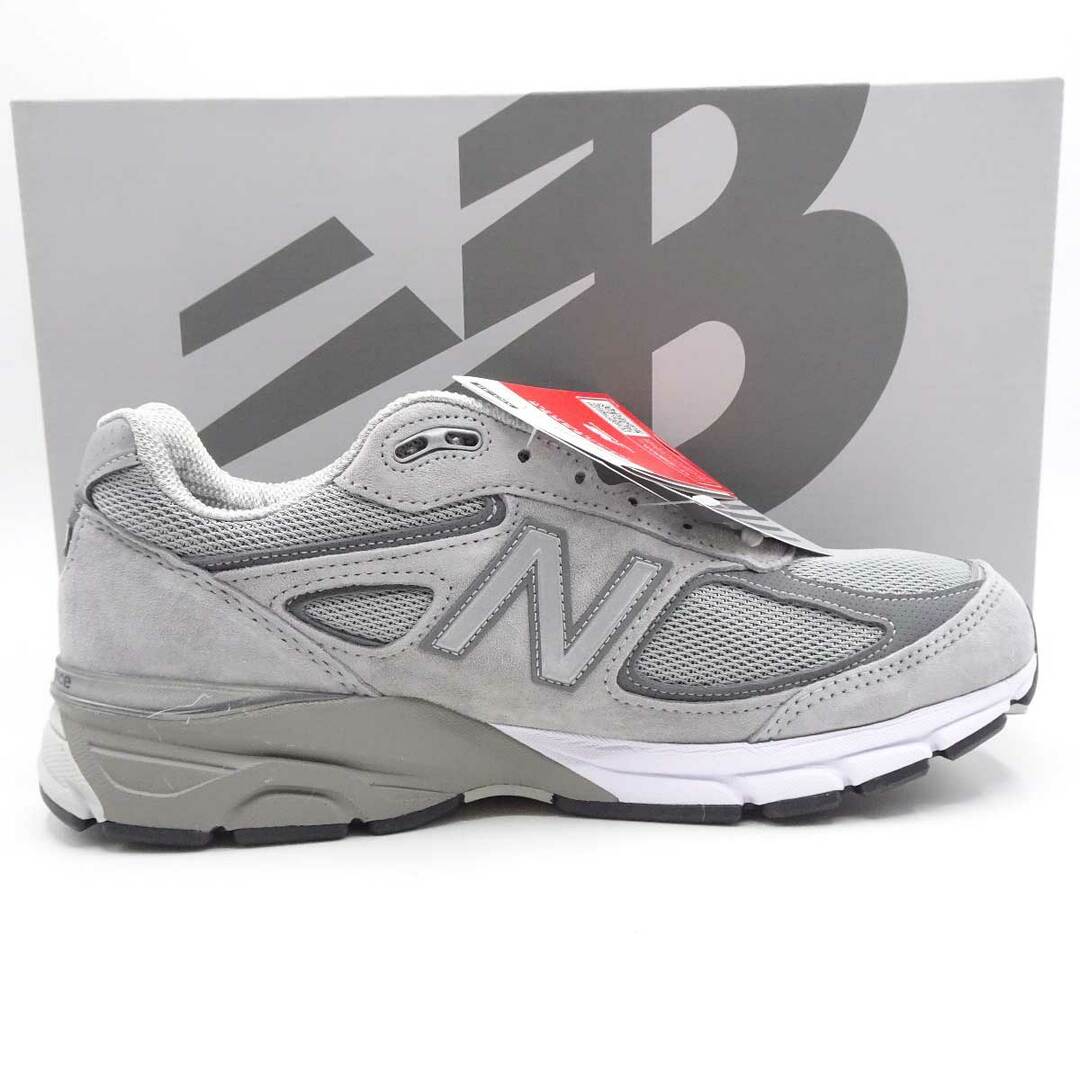 New Balance(ニューバランス)の【未使用】ニューバランス レザー スニーカー USA製 27cm グレー U990GR4 メンズ NEW BALANCE レディースの靴/シューズ(その他)の商品写真