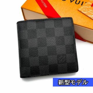 ルイヴィトン(LOUIS VUITTON)の【超極美品】新型！ルイヴィトン ダミエ ポルトフォイユ マルコ 折り財布(折り財布)