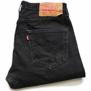 リーバイス(Levi's)のメキシコ製 Levi'sリーバイス 501 ブラック デニムパンツ カスタム w32★SDP2492 ジーンズ ストレート スリム テーパード 後染め(デニム/ジーンズ)