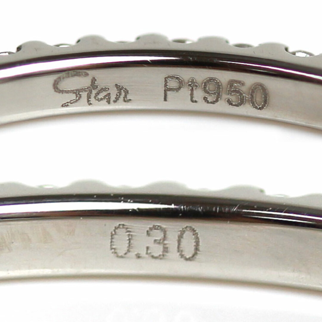 STAR JEWELRY(スタージュエリー)のSTAR JEWELRY スタージュエリー Pt950プラチナ フルエタニティ ダイヤ リング・指輪 2PR0531-1 ダイヤモンド0.30ct 9号 1.3g レディース【中古】【美品】 レディースのアクセサリー(リング(指輪))の商品写真