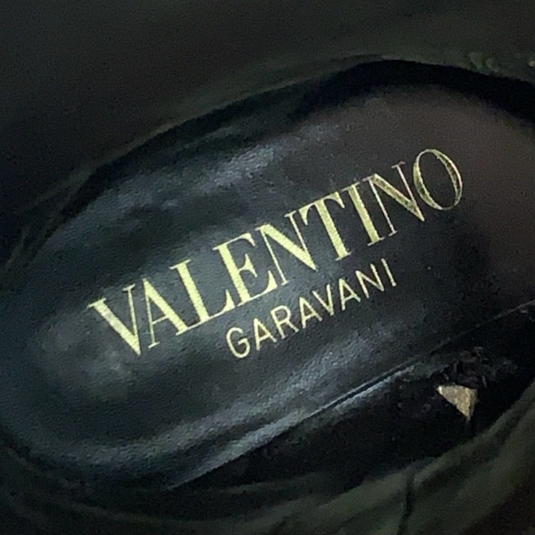 VALENTINO(ヴァレンティノ)のヴァレンティノ VALENTINO ブーツ ロングブーツ 靴 シューズ ファブリック ベージュ ブラック ゴールド ロゴ レディースの靴/シューズ(ブーツ)の商品写真