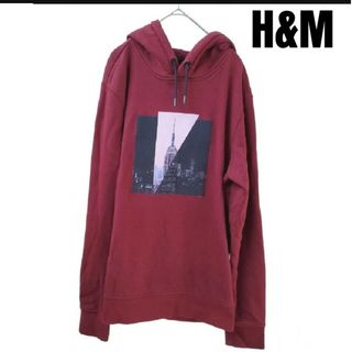 レディース　プリントパーカー　H&M