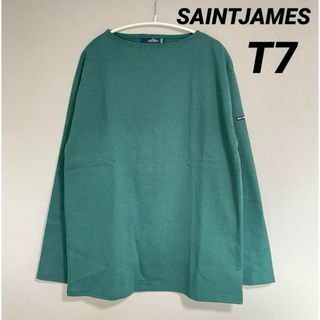 セントジェームス(SAINT JAMES)のセントジェームス ウェッソン 無地 グリーン T7 国内正規品(Tシャツ/カットソー(七分/長袖))