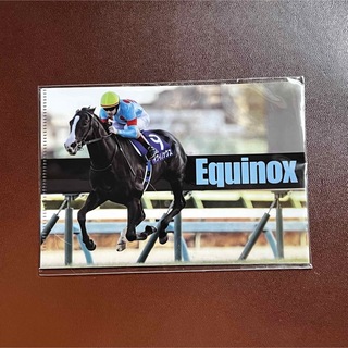 JRA 競馬  Equinox イクイノックス ミニクリアファイル(ノベルティグッズ)