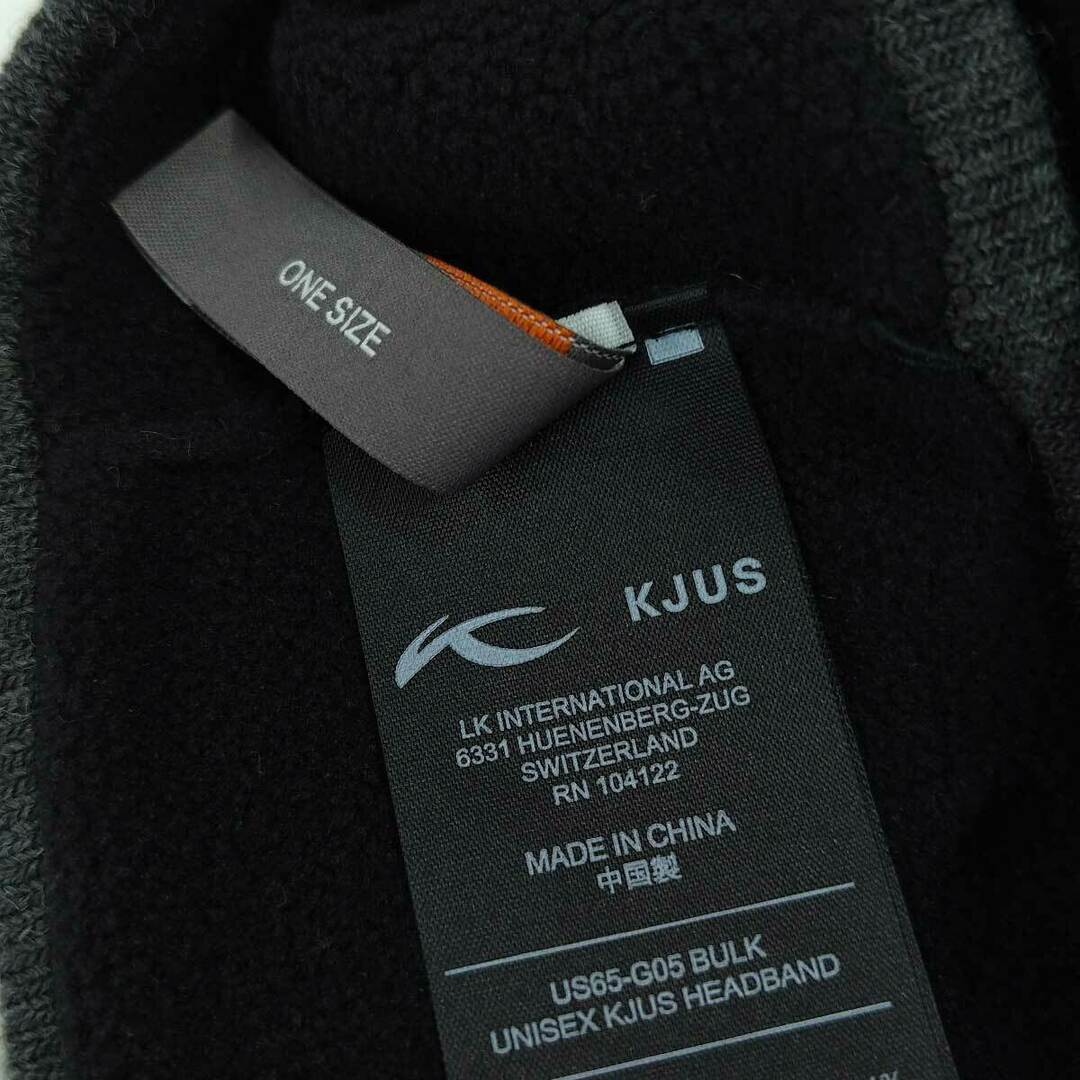 【未使用】KJUS チュース UNISEX KJUS HEADBAND ヘアバンド グレー/オレンジ US65-G05 ユニセックス ゴルフ スキー スポーツ スポーツ/アウトドアのトレーニング/エクササイズ(その他)の商品写真