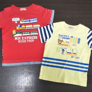 mikihouse - ミキハウスオリジナル Tシャツ 100サイズ ２枚セット