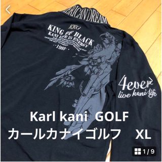 Karl Kani - カールカナイGOLF長袖ポロシャツ　XL