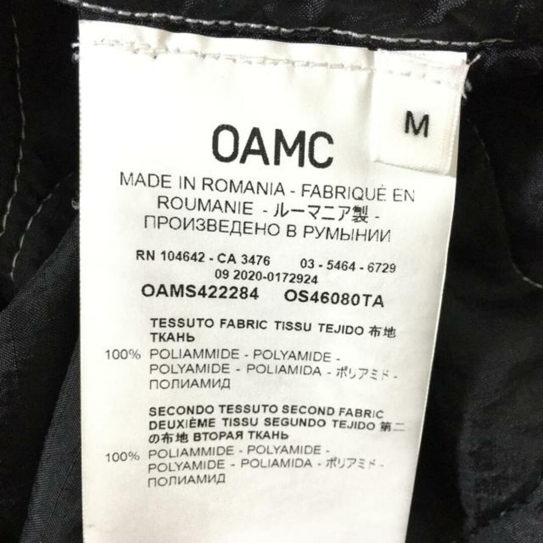 OAMC オーエーエムシー OVER ALL MASTER CLOTH COMBAT LINER コンバット ライナー キルティング ジャケット OAMS422284 黒 M メンズのジャケット/アウター(ダッフルコート)の商品写真