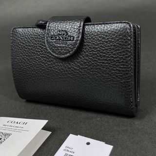 コーチ(COACH)のCOACH コーチ ミディアム ウォレット レザー  二つ折り財布 CP417(財布)