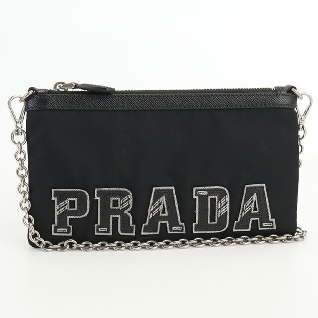 PRADA(プラダ)のプラダ PRADA ポーチ レディース 1MB007 2BON F0632 ロゴ入りポーチ レディースのファッション小物(ポーチ)の商品写真