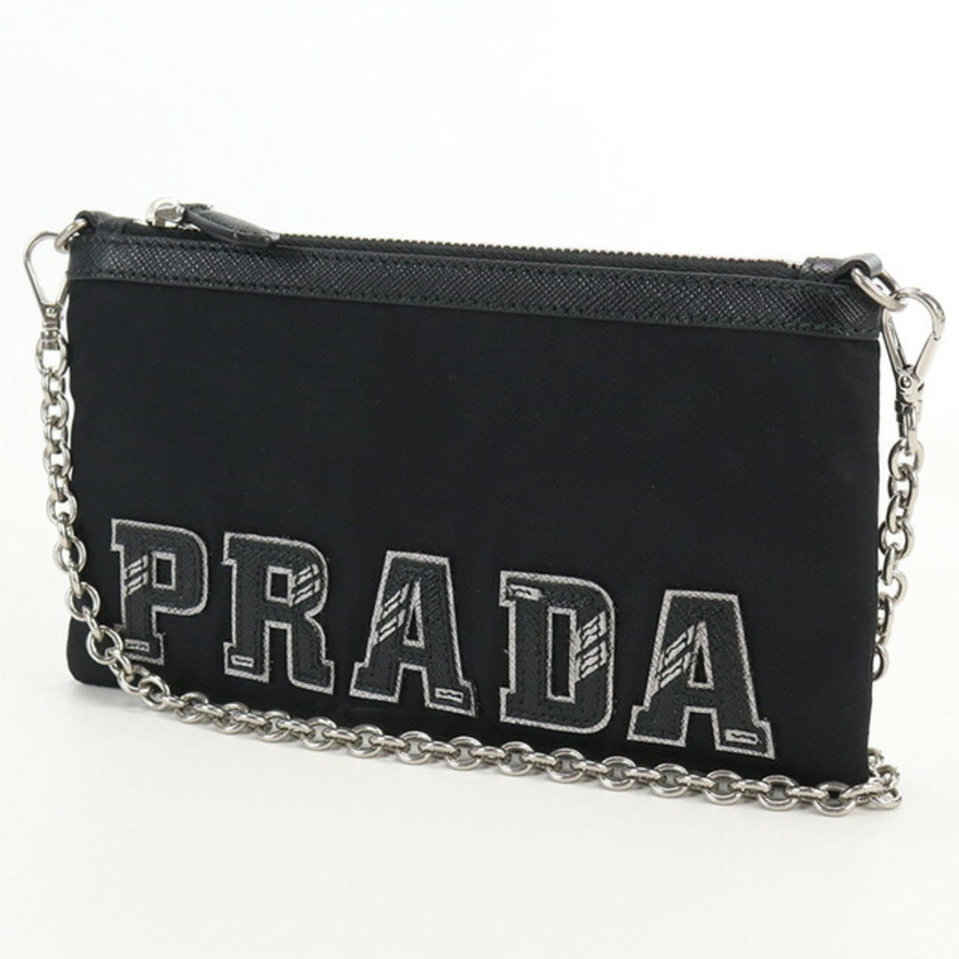 PRADA(プラダ)のプラダ PRADA ポーチ レディース 1MB007 2BON F0632 ロゴ入りポーチ レディースのファッション小物(ポーチ)の商品写真