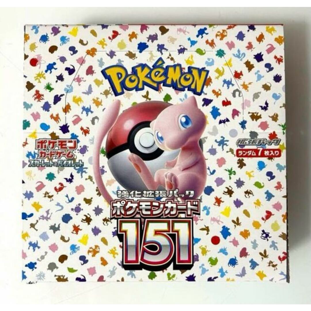 ポケモン(ポケモン)の強化拡張パック「ポケモンカード151（イチゴーイチ）」 未開封BOX  シュリンク無し 1BOX エンタメ/ホビーのトレーディングカード(Box/デッキ/パック)の商品写真