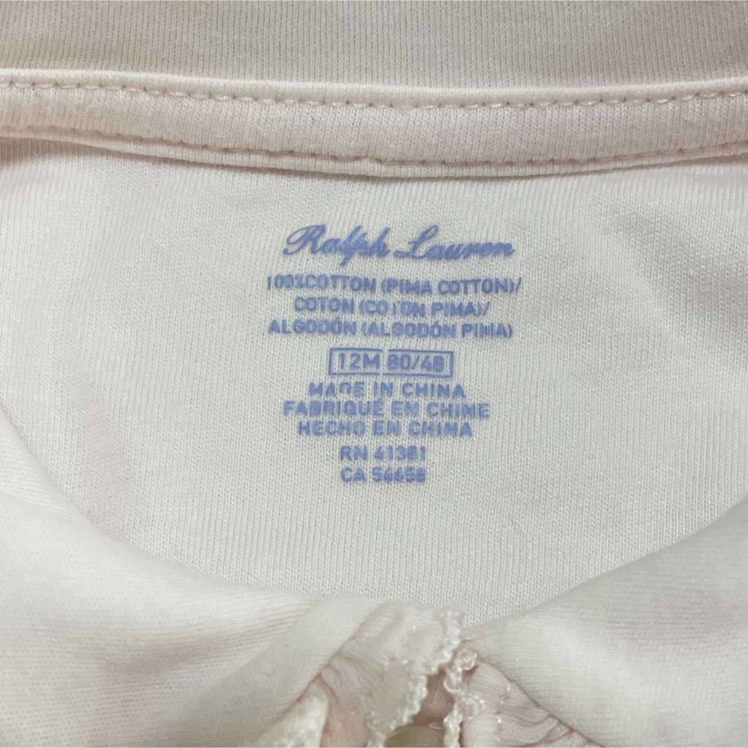 Ralph Lauren(ラルフローレン)のラルフローレン　ワンピース80 オーバーパンツ キッズ/ベビー/マタニティのベビー服(~85cm)(ワンピース)の商品写真