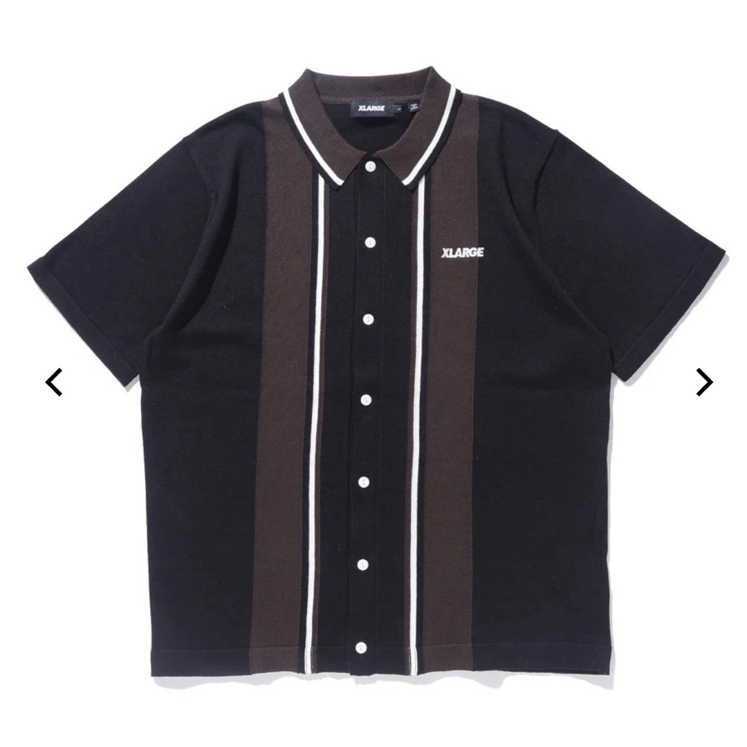 XLARGE(エクストララージ)のXLARGE LINE KNIT S/S SHIRT エクストララージ シャツ　 メンズのトップス(シャツ)の商品写真