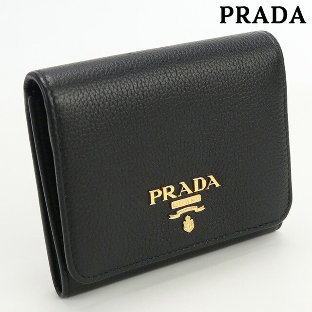 PRADA(プラダ)のプラダ PRADA 三折財布小銭入付き レディース 三折財布 レディースのファッション小物(財布)の商品写真