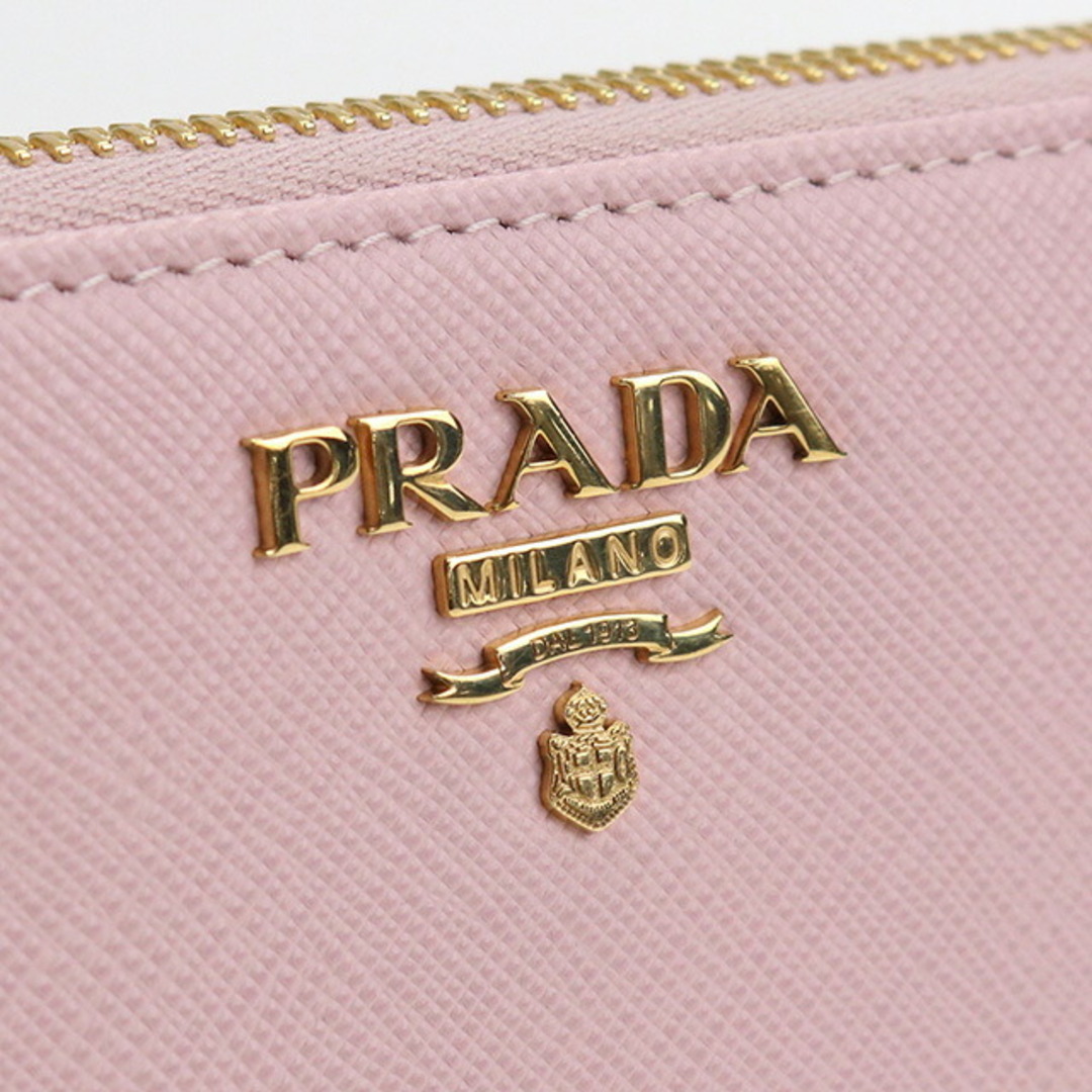 PRADA(プラダ)のプラダ PRADA 長財布ラウンドファスナー レディース 1ML506 QWA F0E18 サフィアーノレザー ジップアラウンド長財布 レディースのファッション小物(財布)の商品写真