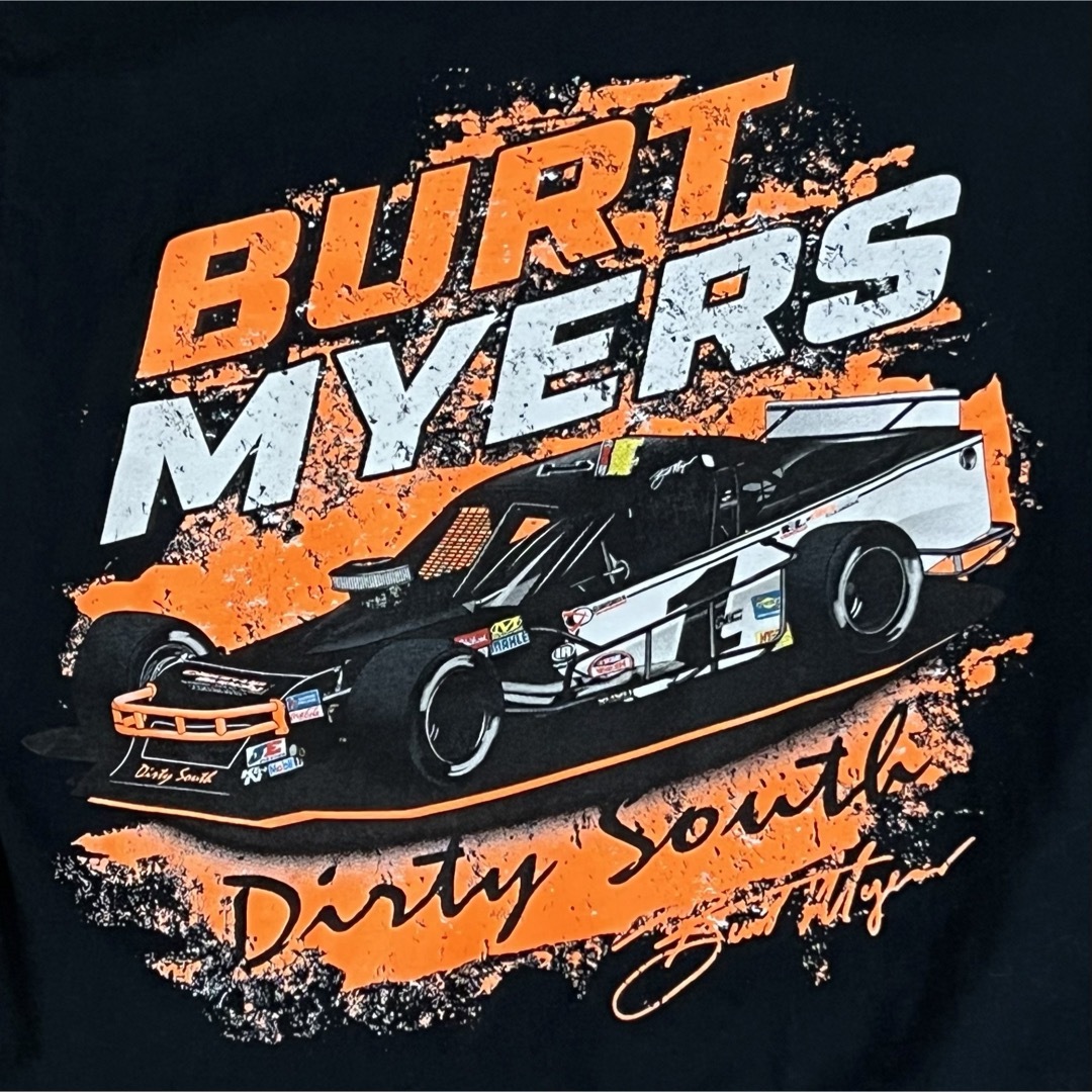 BURT MYERS Dirty South NASCAR 両面プリントTシャツ メンズのトップス(Tシャツ/カットソー(半袖/袖なし))の商品写真