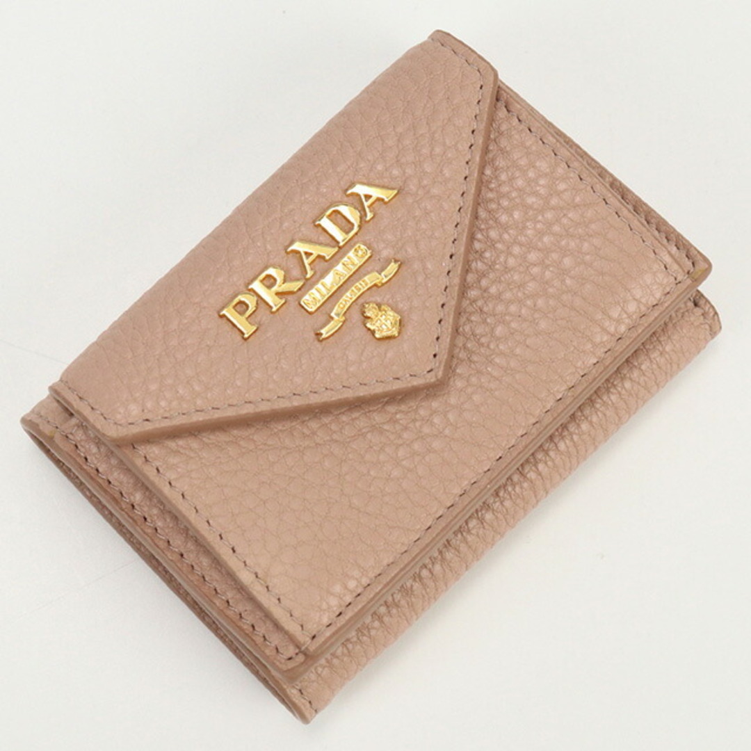 PRADA(プラダ)のプラダ PRADA 三折財布小銭入付き レディース 1MH021 2E3A F0236 3つ折り財布 レディースのファッション小物(財布)の商品写真