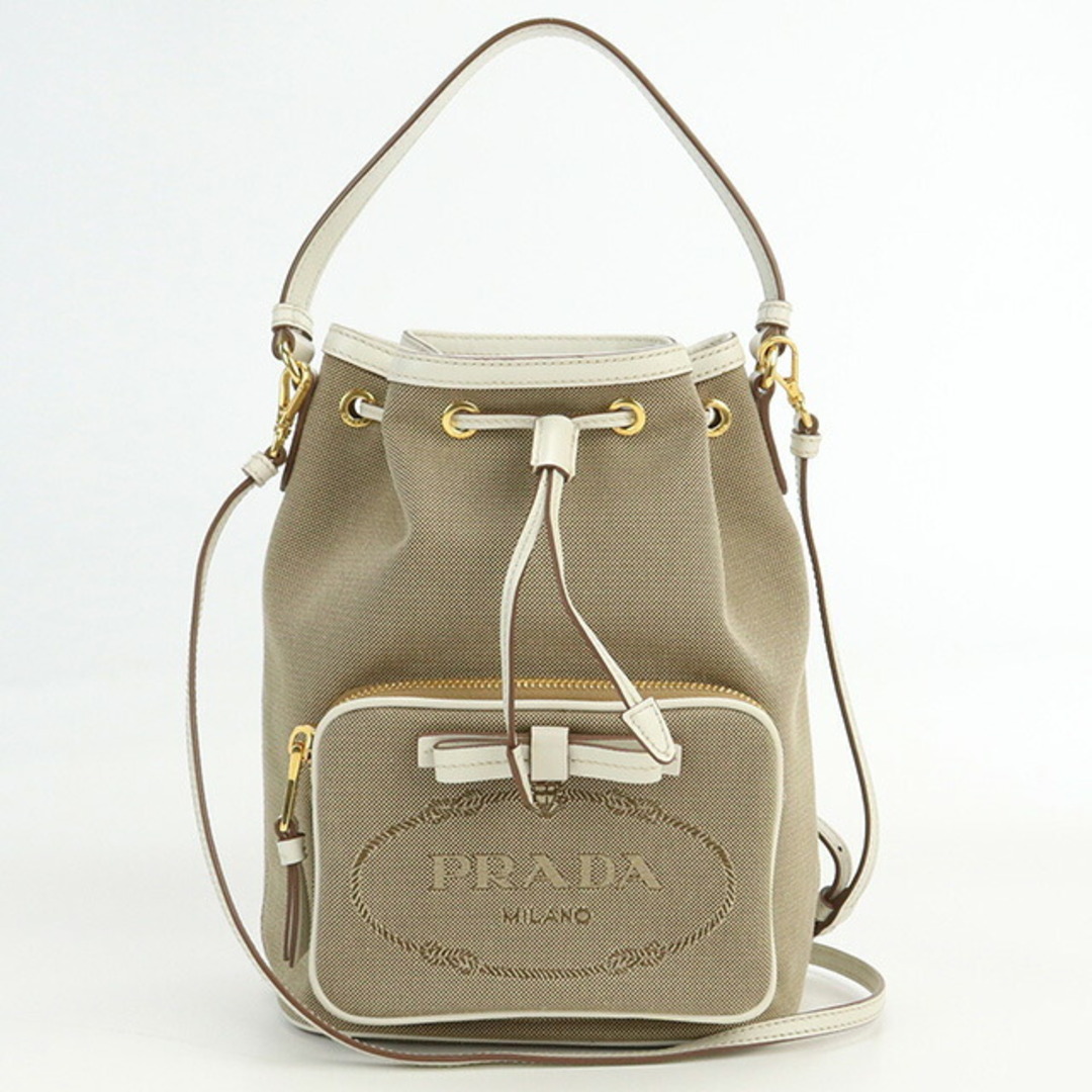 PRADA(プラダ)のプラダ PRADA ハンドバッグ レディース 1BH038 ロゴジャガード ショルダー レディースのバッグ(ハンドバッグ)の商品写真