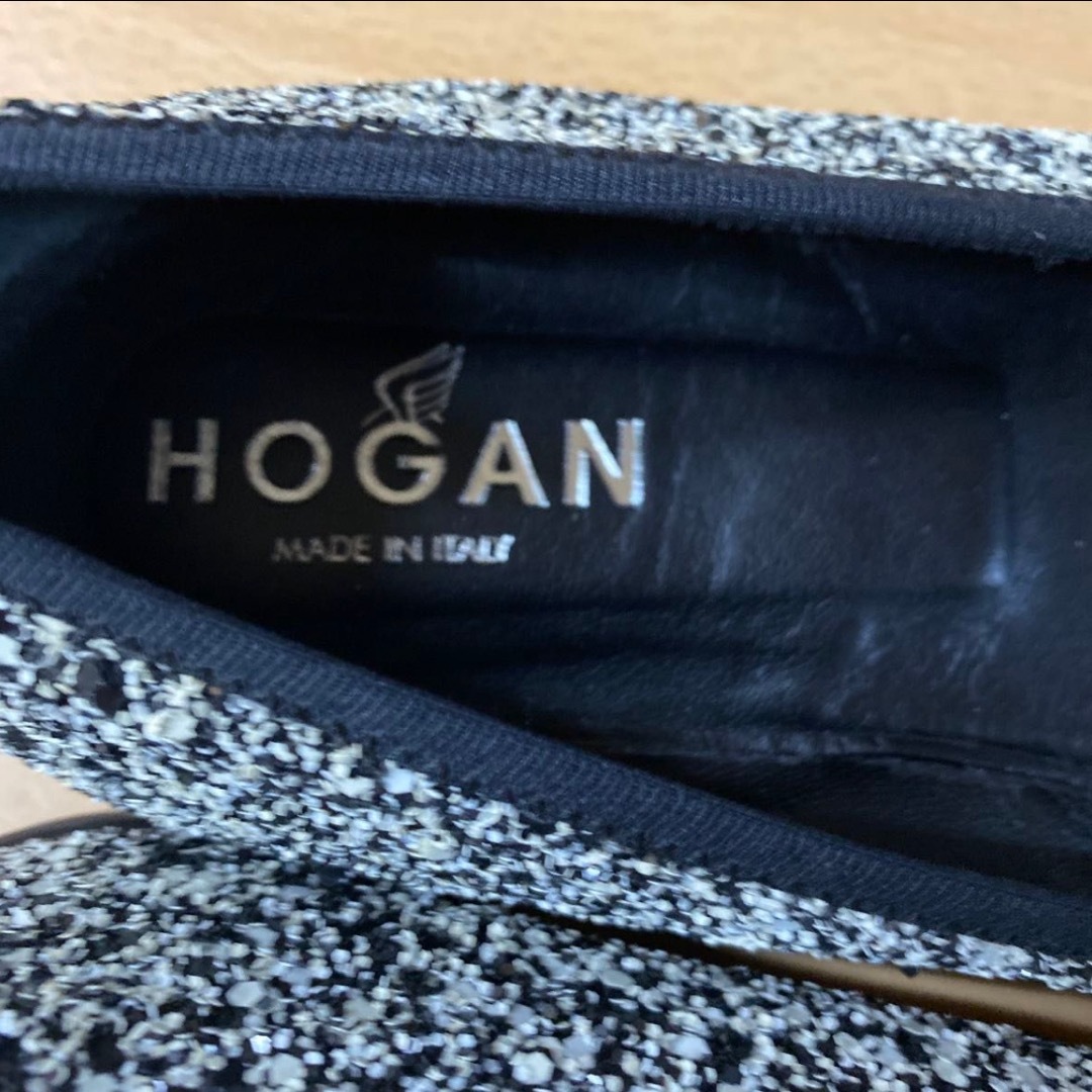 HOGAN(ホーガン)の♫HOGANバレリーナ　フラットシューズ　38  25cm バレエシューズ レディースの靴/シューズ(バレエシューズ)の商品写真