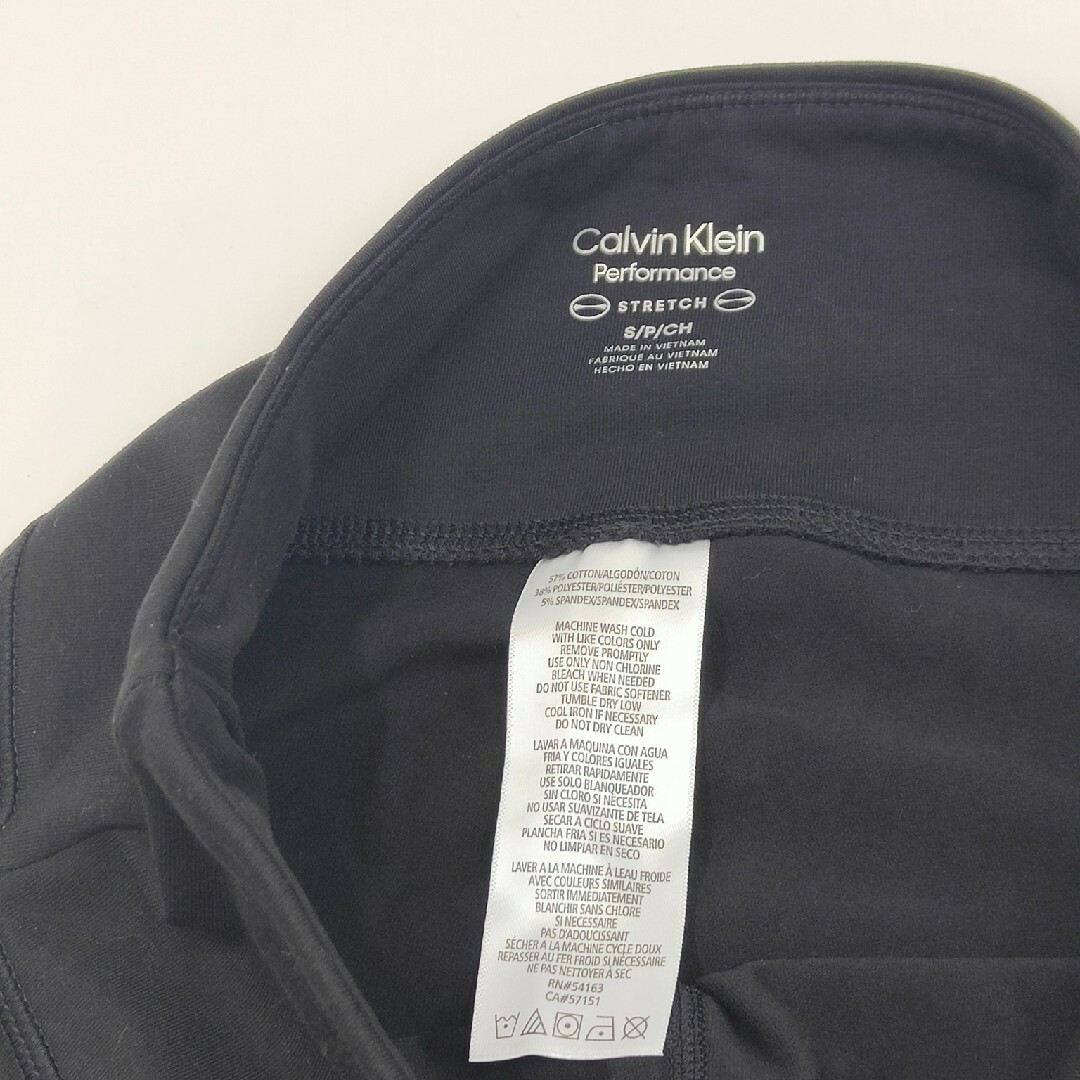 Calvin Klein(カルバンクライン)のカルバンクライン Calvin Klein レギンス スパッツ ヨガウェア 黒 レディースのレッグウェア(レギンス/スパッツ)の商品写真