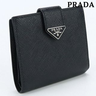 プラダ(PRADA)のプラダ PRADA 二折財布小銭入付き メンズ 2M0008 2DYG F0002 サフィアーノタブ財布(折り財布)