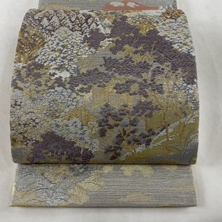 袋帯 美品 名品 六通 正絹 【中古】(帯)