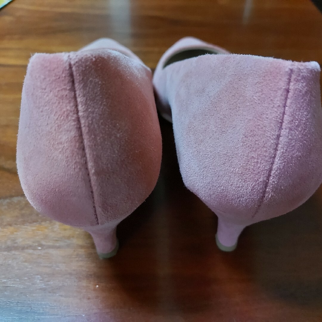 スエード パンプス    ピンク系  ／size 37 レディースの靴/シューズ(ハイヒール/パンプス)の商品写真