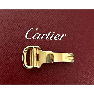カルティエ(Cartier)のCartier 正規品 Dバックル 純正14mmゴールド カルティエマストタンク(腕時計)