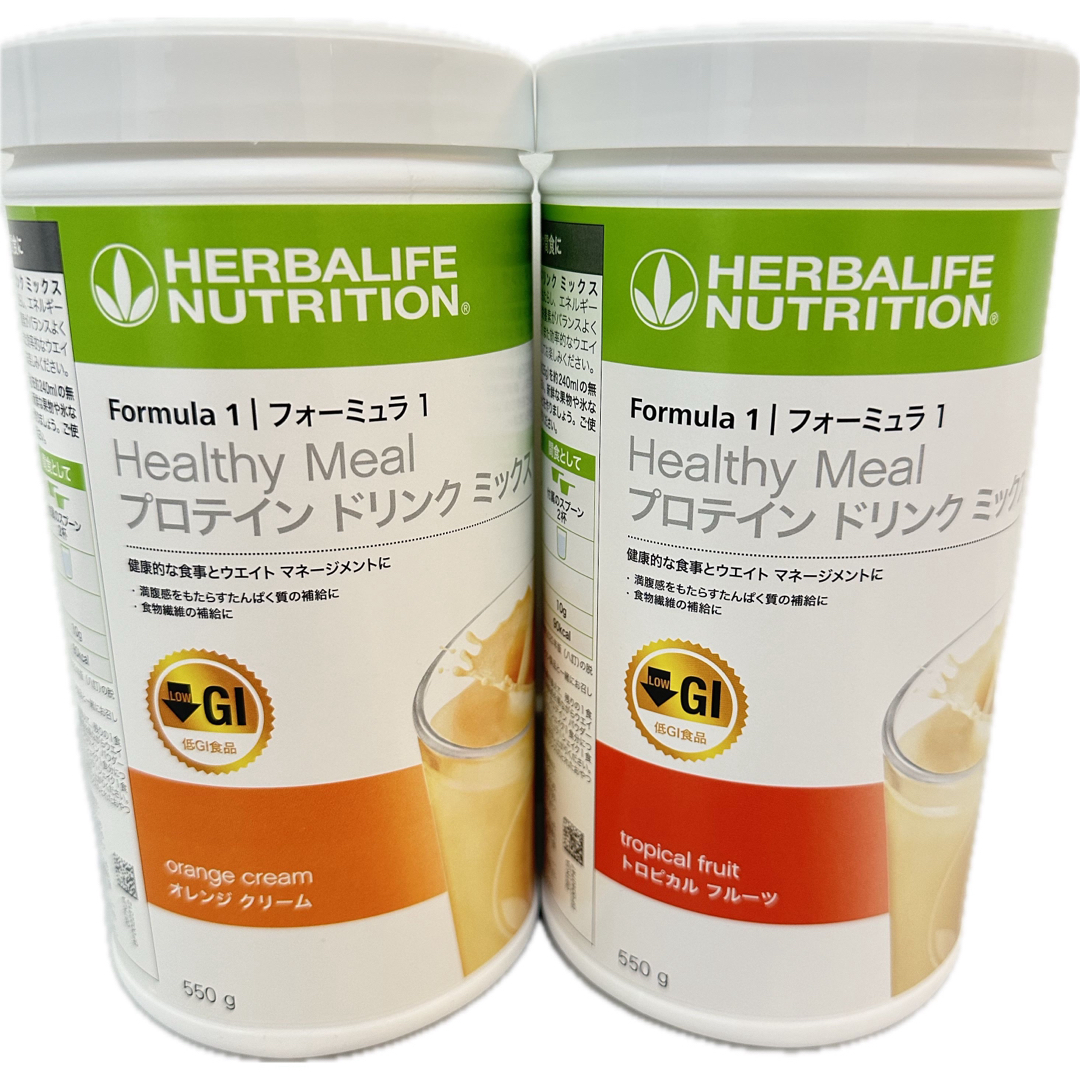 【ハーバライフ】フォーミュラ１　プロテインドリンク　2本セット 食品/飲料/酒の健康食品(プロテイン)の商品写真