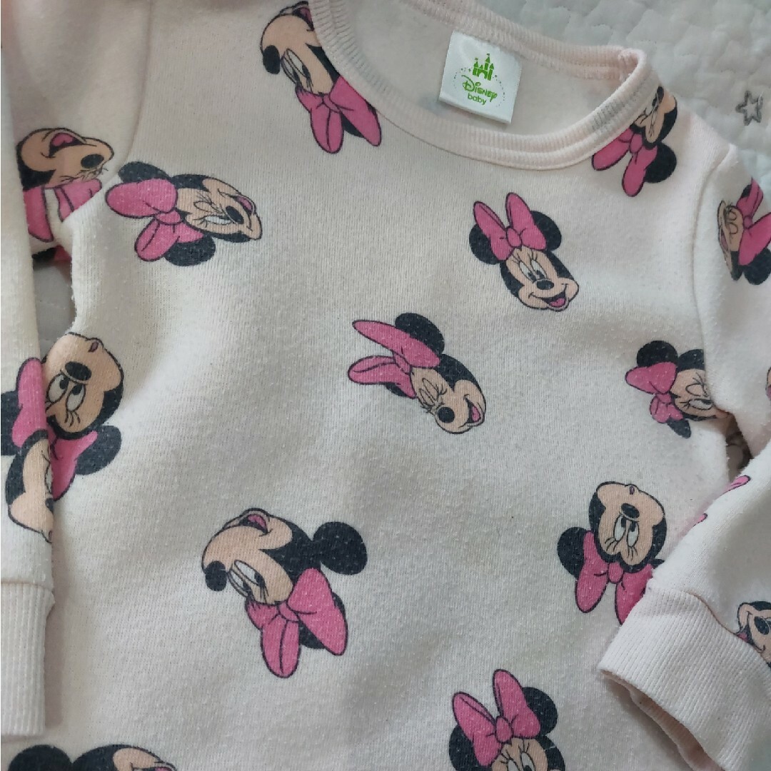 Disney(ディズニー)のMinnie　パジャマ キッズ/ベビー/マタニティのキッズ服女の子用(90cm~)(パジャマ)の商品写真