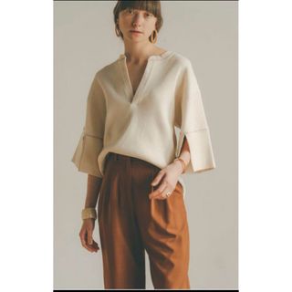 クラネ(CLANE)のCLANE COLOR STITCH HEAVY RIB TOPS(Tシャツ/カットソー(半袖/袖なし))