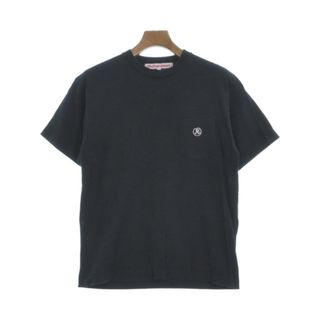 リチャードソン(Richardson)のRICHARDSON リチャードソン Tシャツ・カットソー 2(M位) 黒 【古着】【中古】(Tシャツ/カットソー(半袖/袖なし))