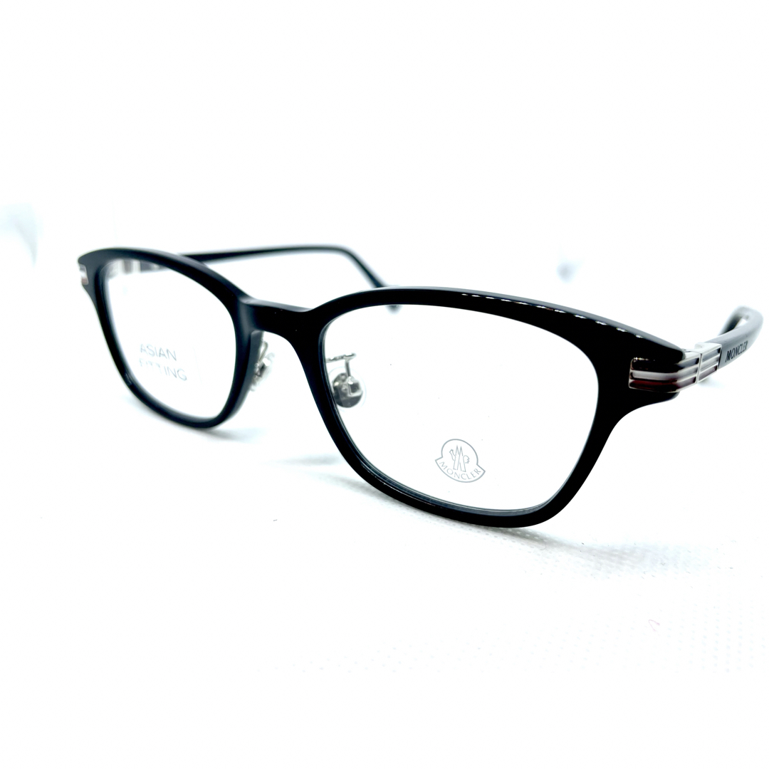 MONCLER(モンクレール)のモンクレール　メガネフレーム　ML5116D/V　001　ブラック 激安！ メンズのファッション小物(サングラス/メガネ)の商品写真