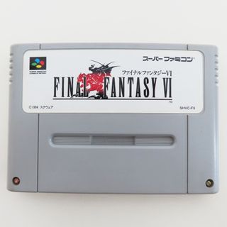 スーパーファミコン(スーパーファミコン)のT04 SFC スーパーファミコン FINAL FANTASY Ⅵ ファイナルファンタジーⅥ FF6 箱/取説付き(家庭用ゲームソフト)