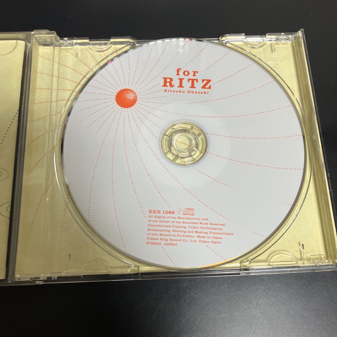 ★ディスク美品　★貴重　廃盤CD 岡崎律子 For Ritz エンタメ/ホビーのCD(アニメ)の商品写真