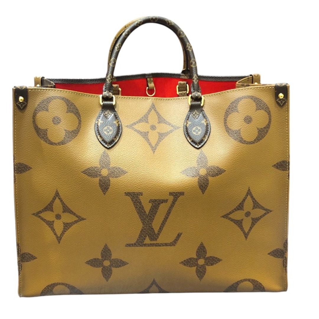 LOUIS VUITTON(ルイヴィトン)の　ルイ・ヴィトン LOUIS VUITTON オンザゴーGM M45320 ジャイアント・モノグラム キャンバス メンズ トートバッグ メンズのバッグ(トートバッグ)の商品写真