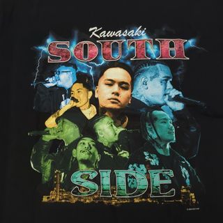 XLサイズ　BADHOP ラップTシャツ　SOUTH SIDE RAP TEE(Tシャツ/カットソー(半袖/袖なし))