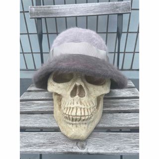 ENGLAND製 KANGOL ファーバケットハット グレー VINTAGE(ハット)