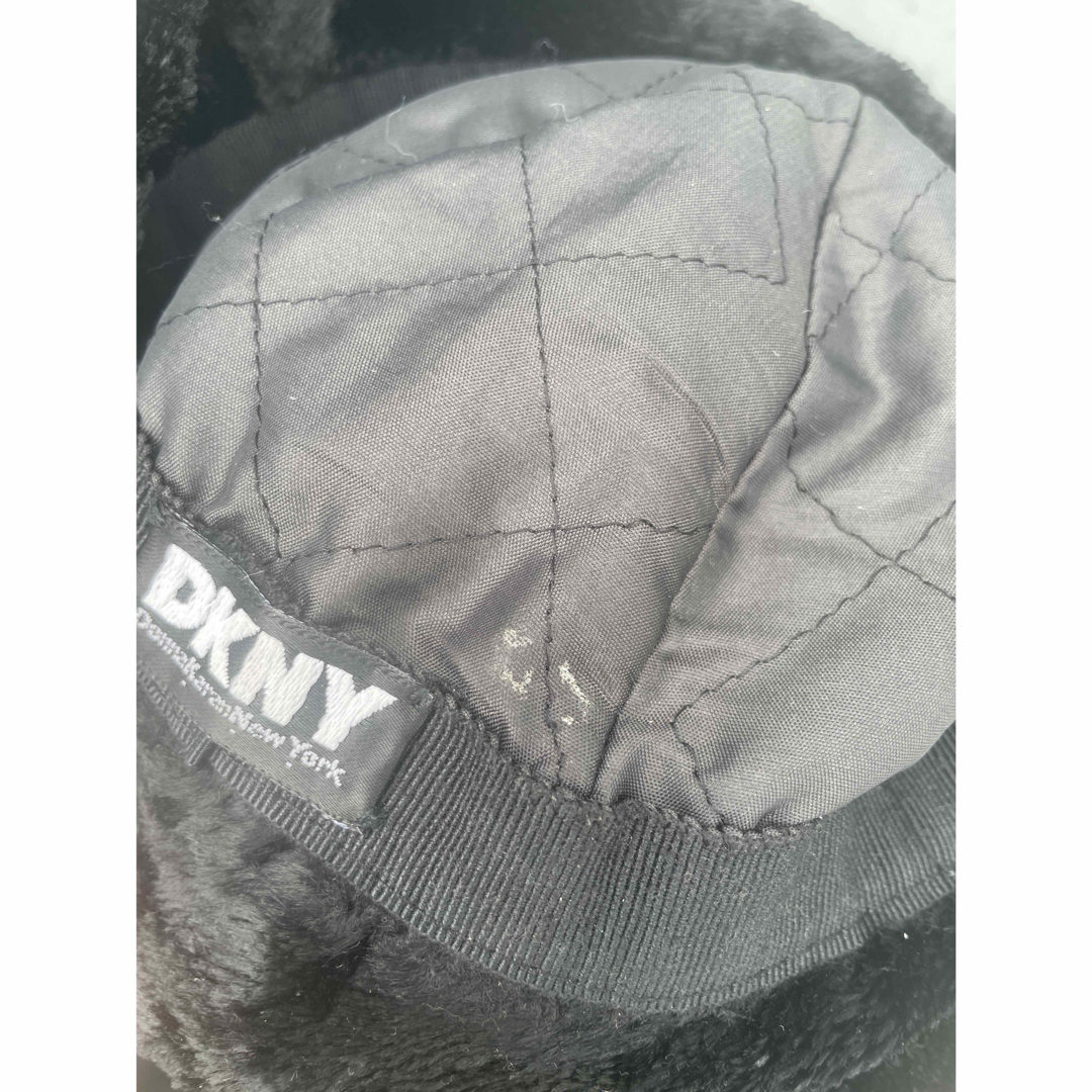 DKNY ファーバケット ブラック VINTAGEダナキャランニューヨーク メンズの帽子(ハット)の商品写真