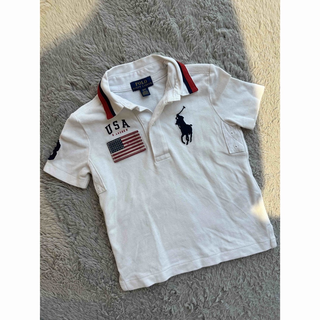 POLO RALPH LAUREN(ポロラルフローレン)のポロラルフローレン　ポロシャツ　3T キッズ/ベビー/マタニティのキッズ服男の子用(90cm~)(Tシャツ/カットソー)の商品写真