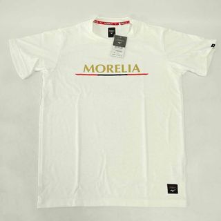 ミズノ(MIZUNO)の【未使用】ミズノ モレリア MORELIA 35th BIG Tシャツ 半袖 2XL ホワイト P2MA090001 メンズ MIZUNO(ウェア)