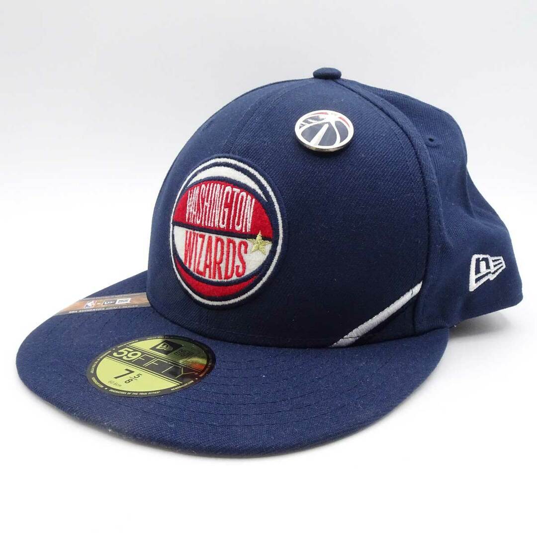 NEW ERA(ニューエラー)の[ほぼ未使用] ニューエラ ワシントン・ウィザーズ キャップ 59FIFTY　7 5/8　NBA 19 ドラフト NEW ERA 帽子 レディースのファッション小物(その他)の商品写真