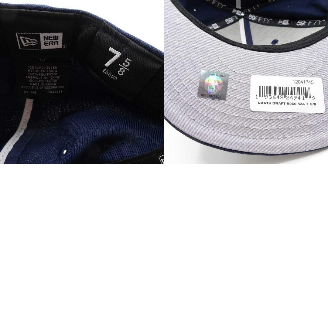 NEW ERA(ニューエラー)の[ほぼ未使用] ニューエラ ワシントン・ウィザーズ キャップ 59FIFTY　7 5/8　NBA 19 ドラフト NEW ERA 帽子 レディースのファッション小物(その他)の商品写真