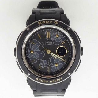 カシオ(CASIO)のカシオ Baby-G ベビーG BGA-150FL レディース CASIO 花柄 アナログ デジタル 腕時計(腕時計)