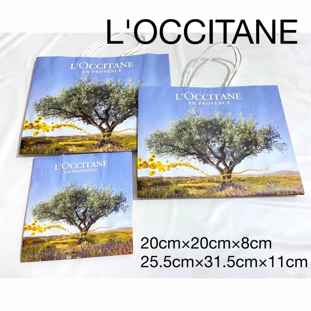 L'OCCITANE(ロクシタン)のL'OCCITANE ロクシタン ショッパー 3点セット レディースのバッグ(ショップ袋)の商品写真