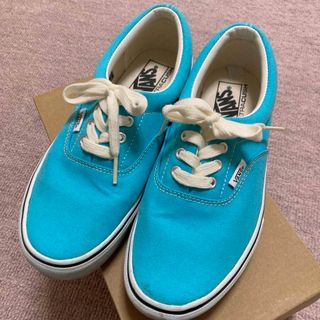 ERA（VANS） - VANS スニーカー水色　23.5