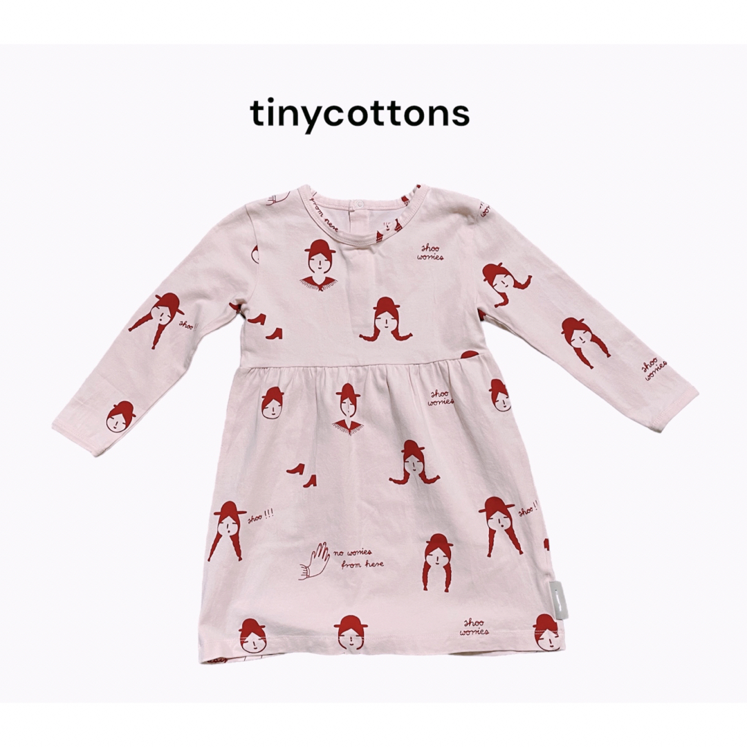 こども ビームス(コドモビームス)のtinycottons タイニーコットンズ　ワンピース キッズ/ベビー/マタニティのキッズ服女の子用(90cm~)(ワンピース)の商品写真