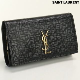 Saint Laurent - サンローラン SAINT LAURENT 4連キーケース メンズ 698236 BOW01 1000 スリム キーケース